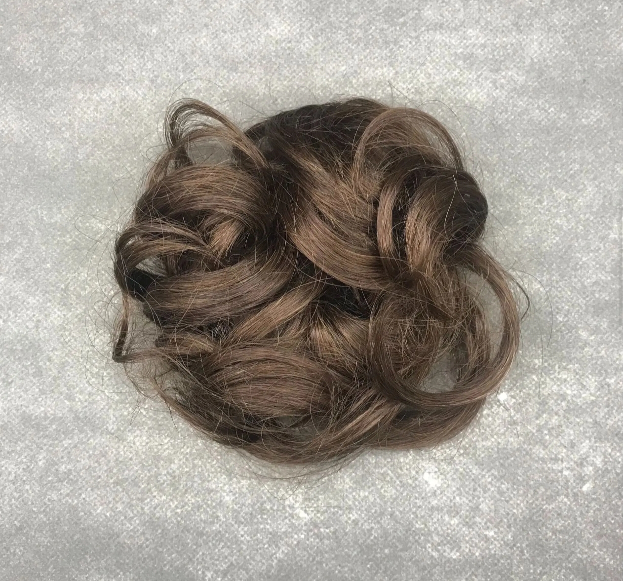 Human Hair Ring Wraps Curly Wavy Messy for Stylish Looks