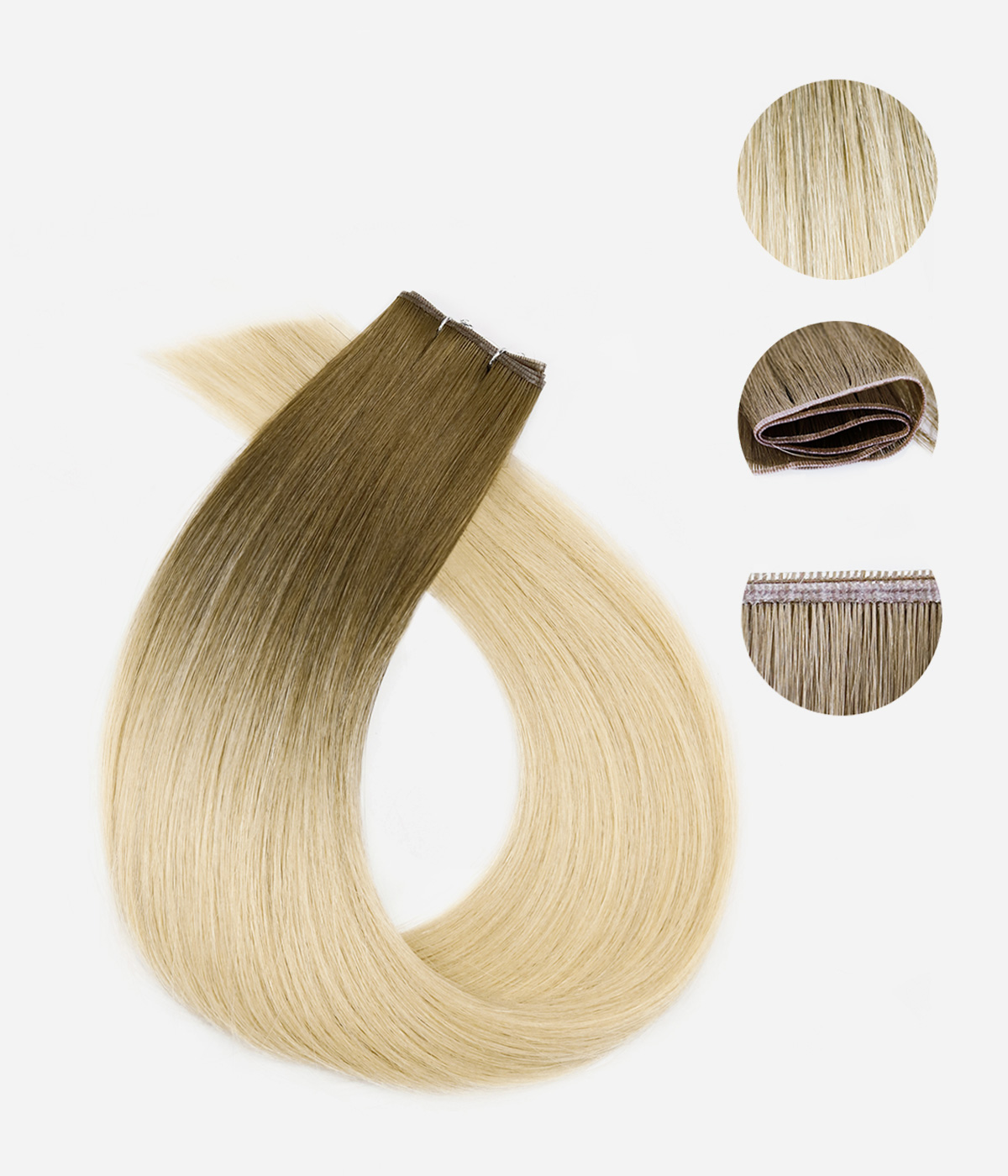 Delux Genius Weft 100% Virgin Remy Human Hair Extensions for Pro 100g
