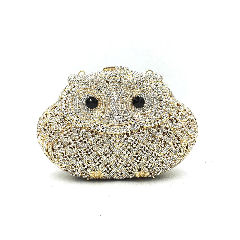 Owl Rhinestone Purse