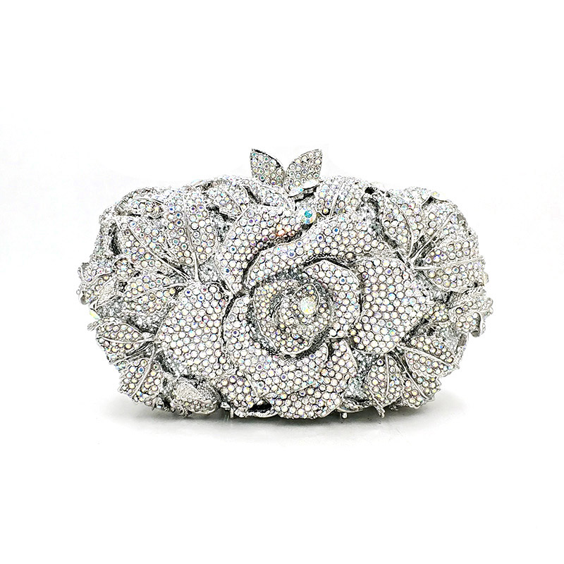 Rose Crystal Clutch