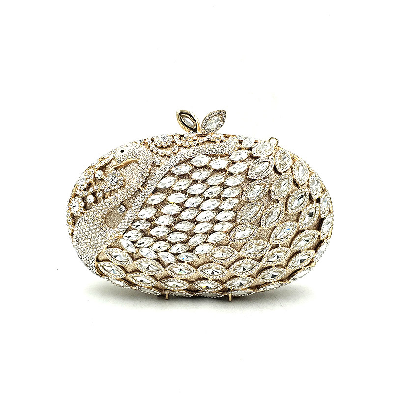 Swan Diamond Clutch