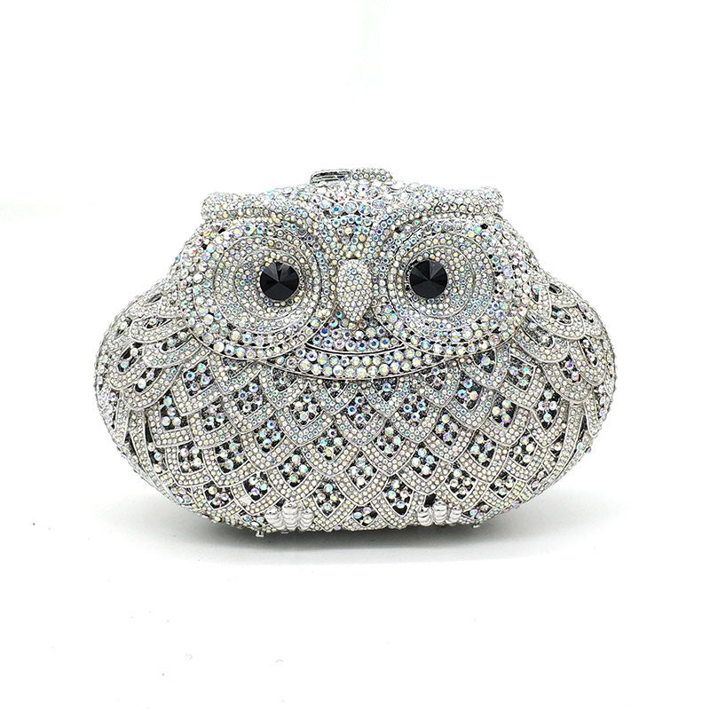 Owl Rhinestone Purse