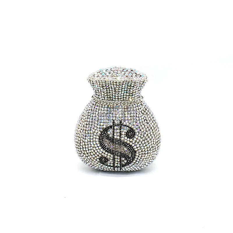 Money Rhinestone Purse