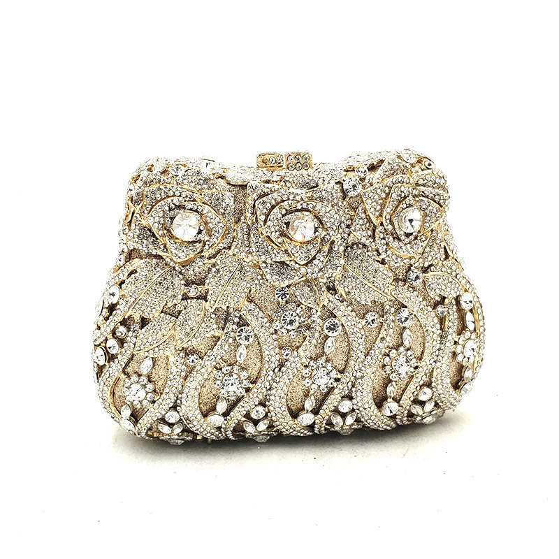 Charming Rose Crystal Bag