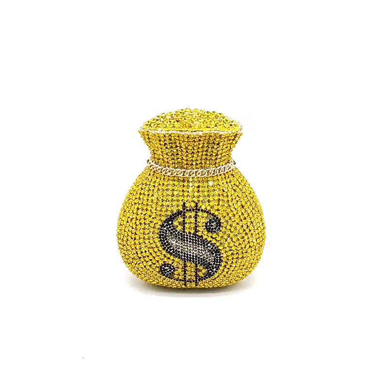 Money Rhinestone Purse