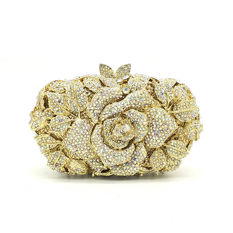 Rose Crystal Clutch