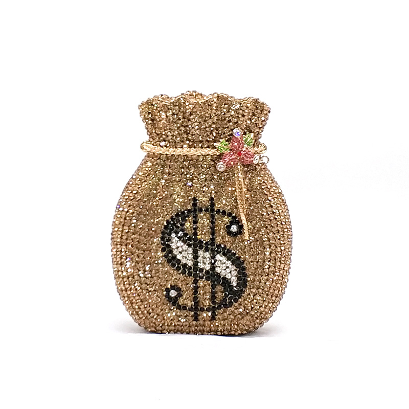 Rhinestone Money Clutch