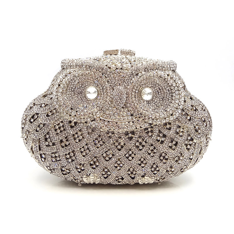 Owl Rhinestone Purse