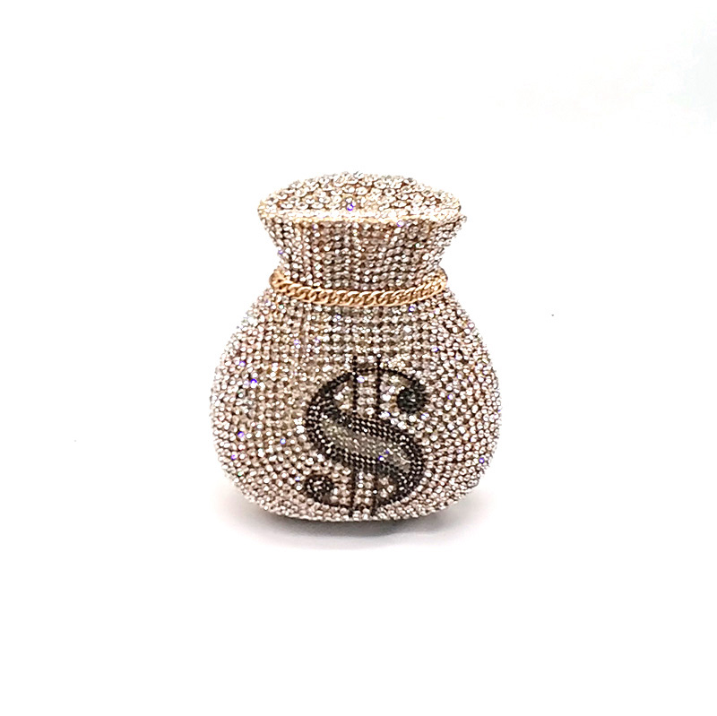 Money Rhinestone Purse