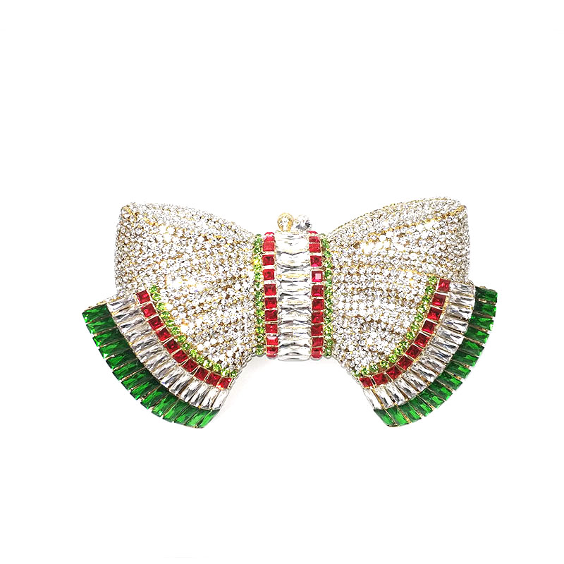 Lovely Bow Crystal Clutch