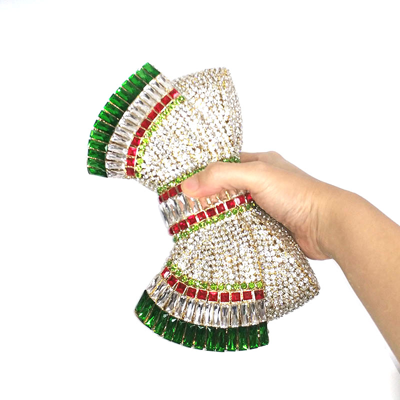 Lovely Bow Crystal Clutch