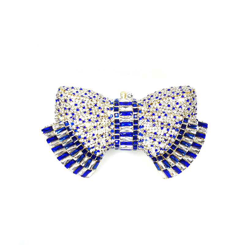 Lovely Bow Crystal Clutch