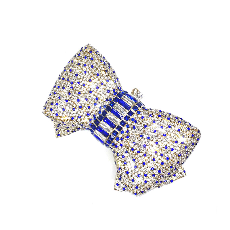 Lovely Bow Crystal Clutch