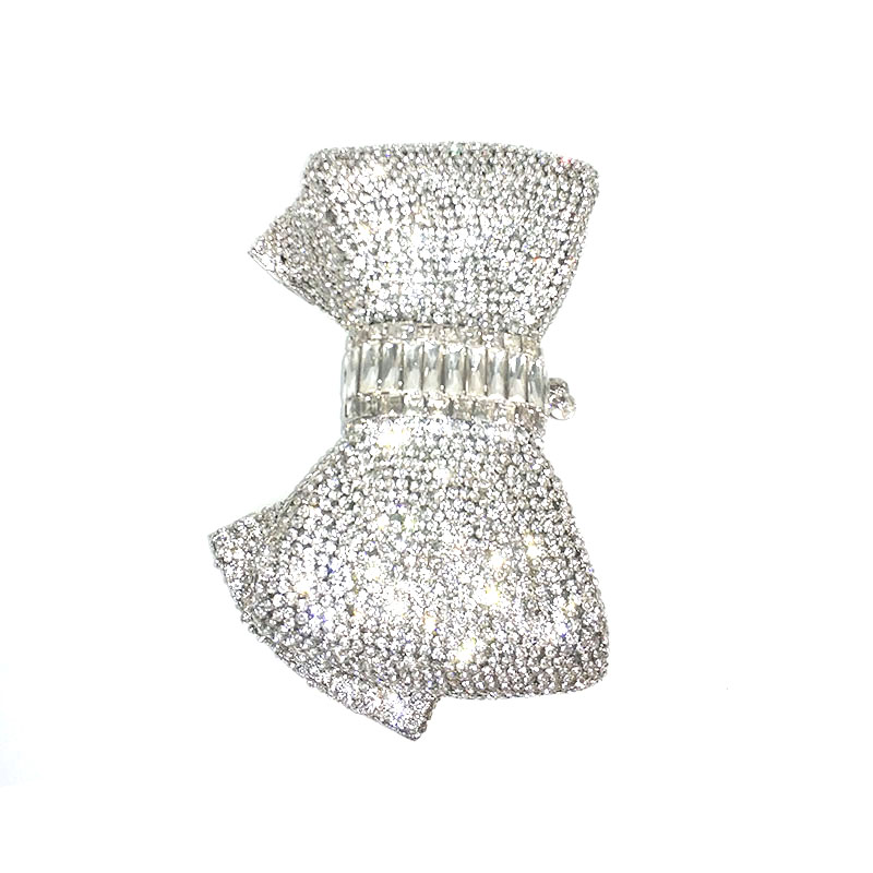 Lovely Bow Crystal Clutch