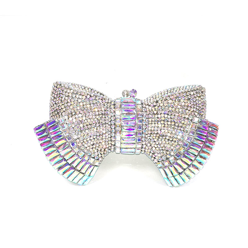 Lovely Bow Crystal Clutch