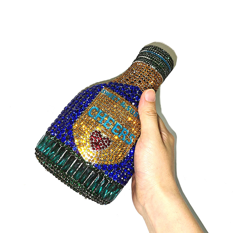 Funny beer Bottle Clutch