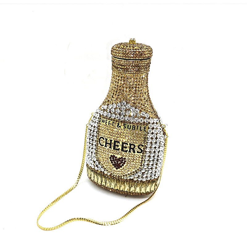 Funny beer Bottle Clutch