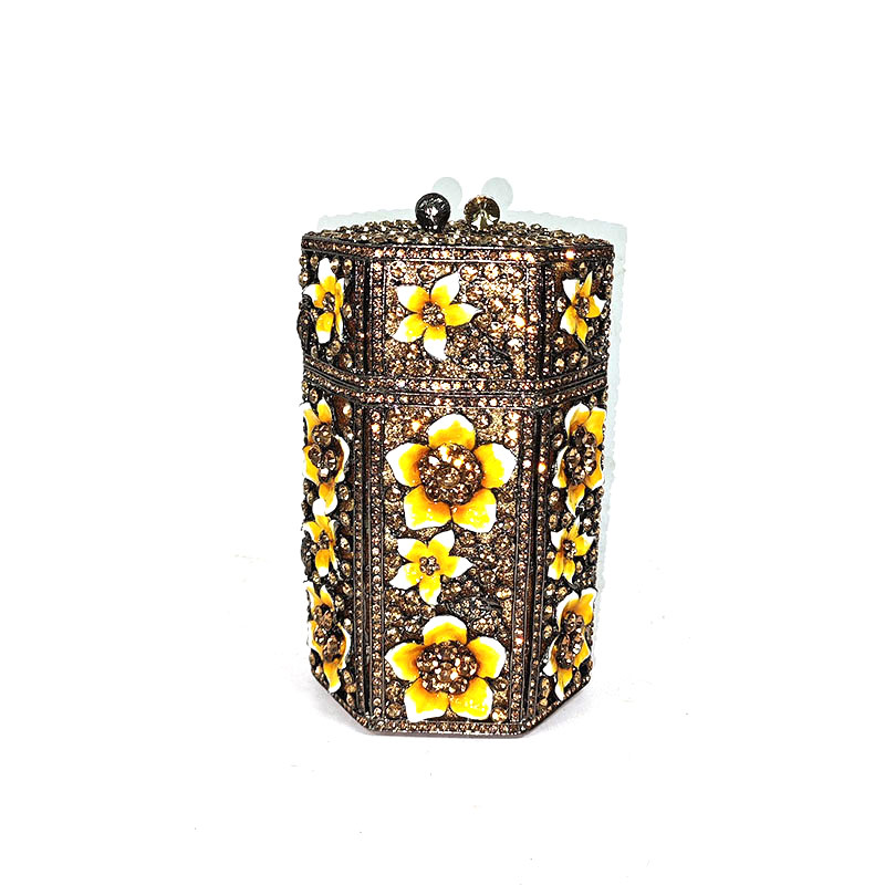  Enchanting Hexagon Crystal Box Bag 