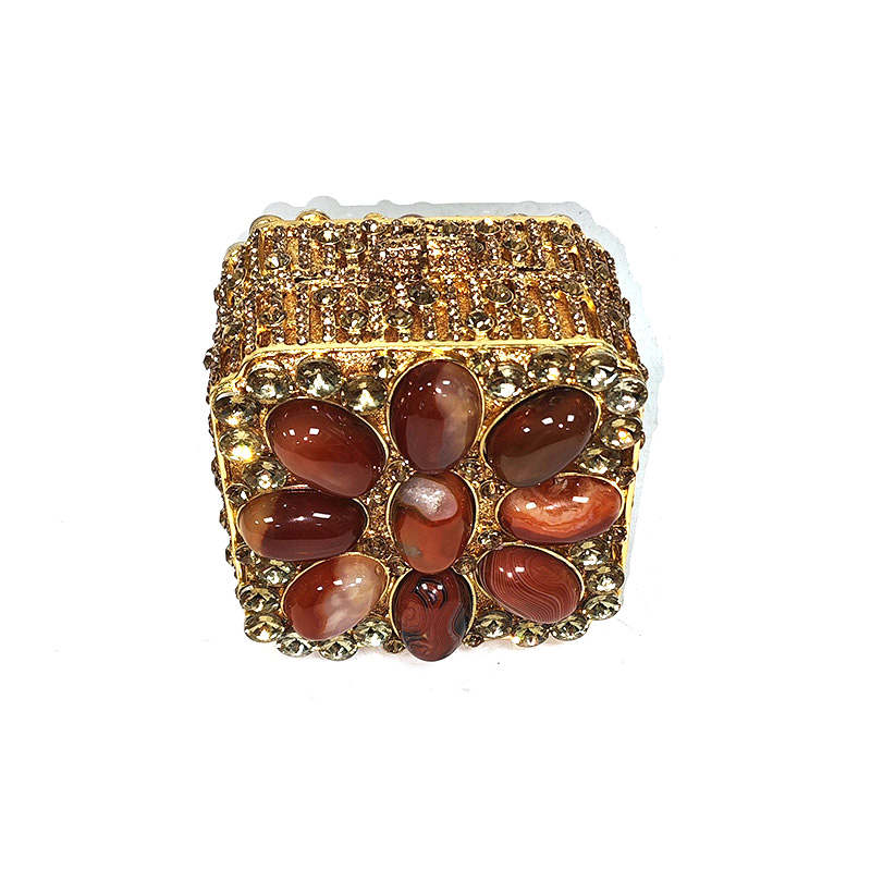 Rhinestone Square Purse