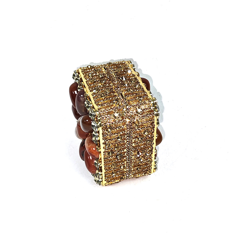 Rhinestone Square Purse