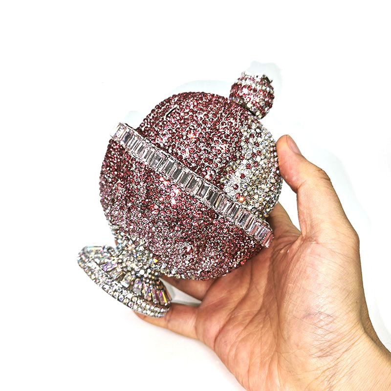Sparkling Ice Cream Crystal Clutch