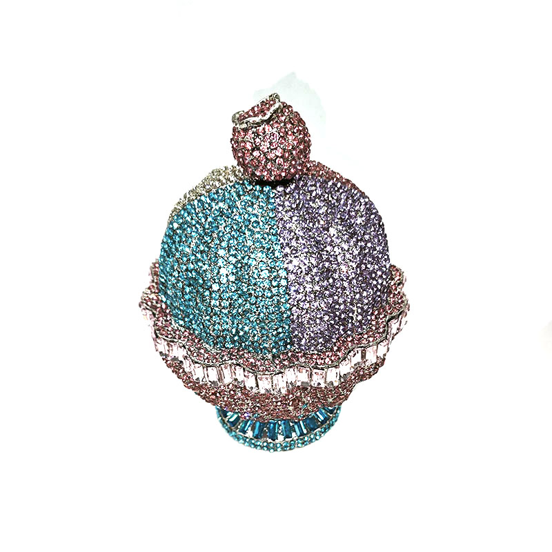 Sparkling Ice Cream Crystal Clutch