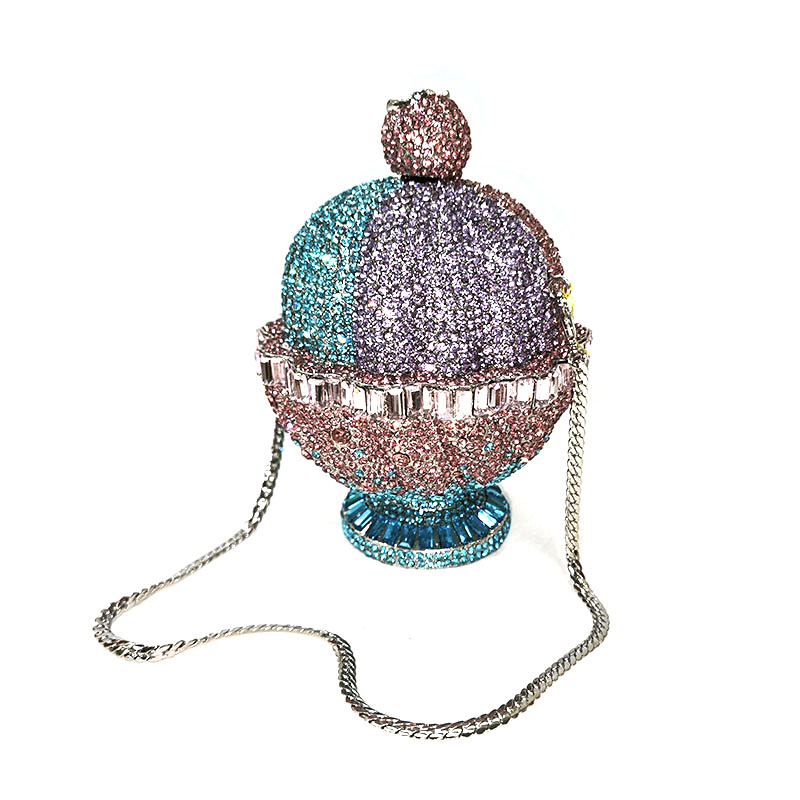 Sparkling Ice Cream Crystal Clutch