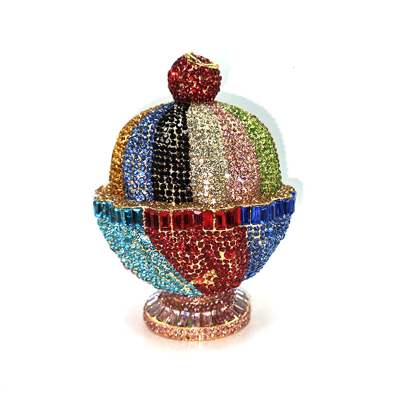 Sparkling Ice Cream Crystal Clutch
