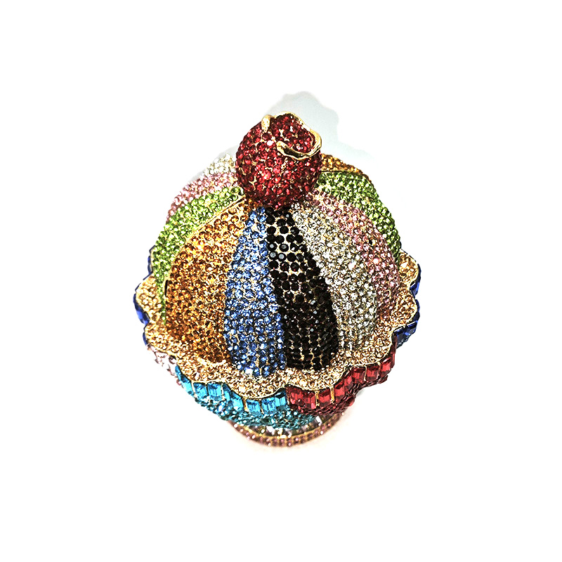 Sparkling Ice Cream Crystal Clutch