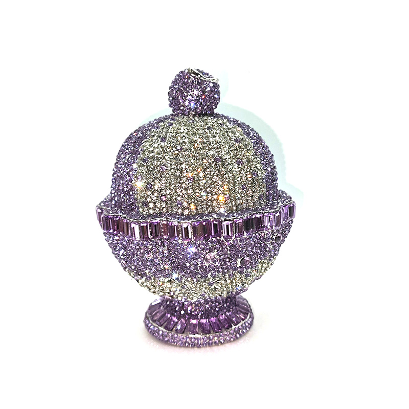 Sparkling Ice Cream Crystal Clutch