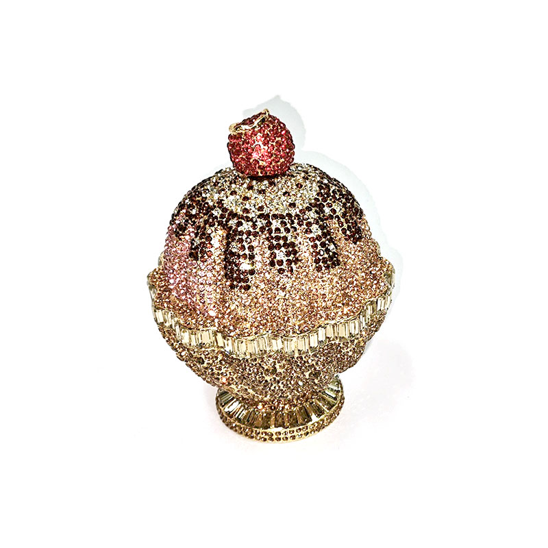 Sparkling Ice Cream Crystal Clutch