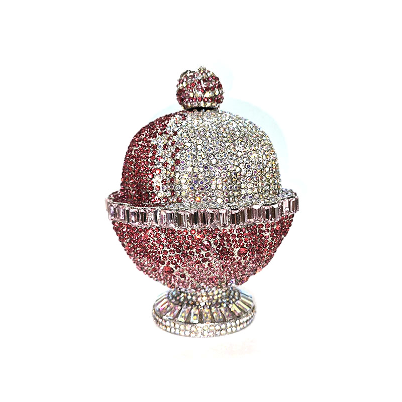 Sparkling Ice Cream Crystal Clutch