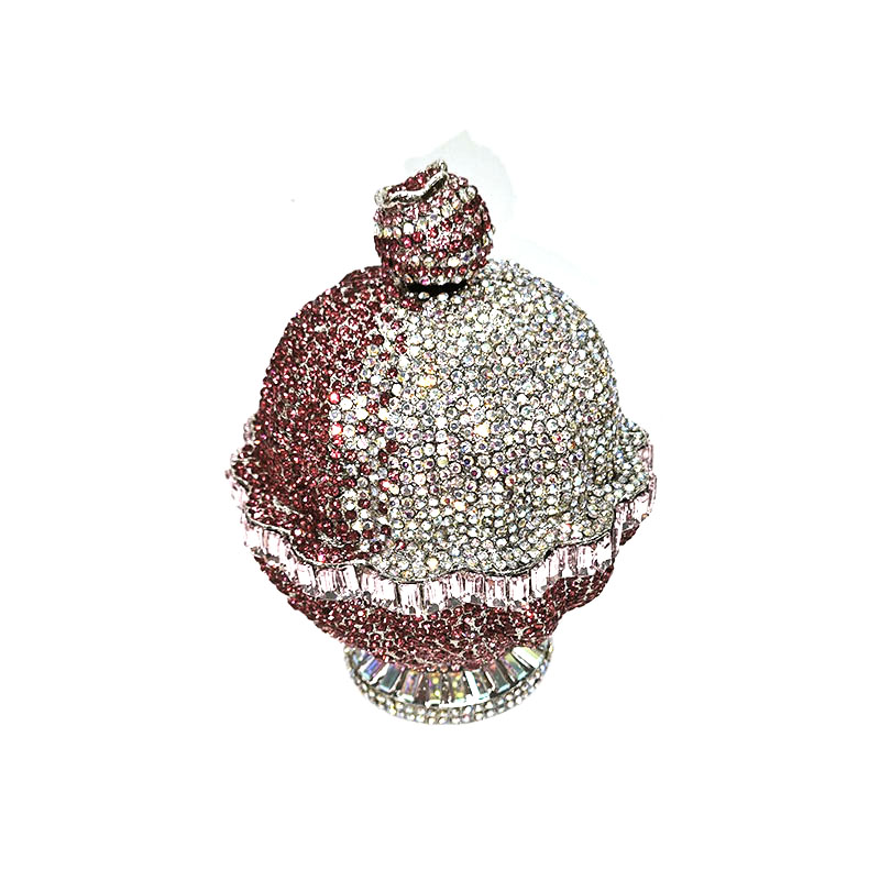 Sparkling Ice Cream Crystal Clutch