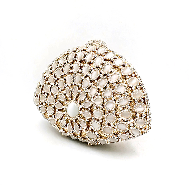 Shell Opal Stones Purse