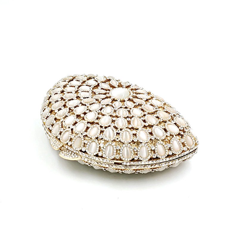 Shell Opal Stones Purse