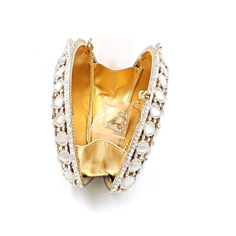 Shell Opal Stones Purse