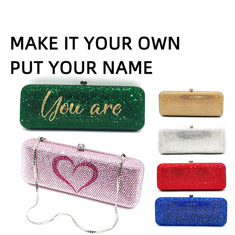 Customize Full-crystal Purse