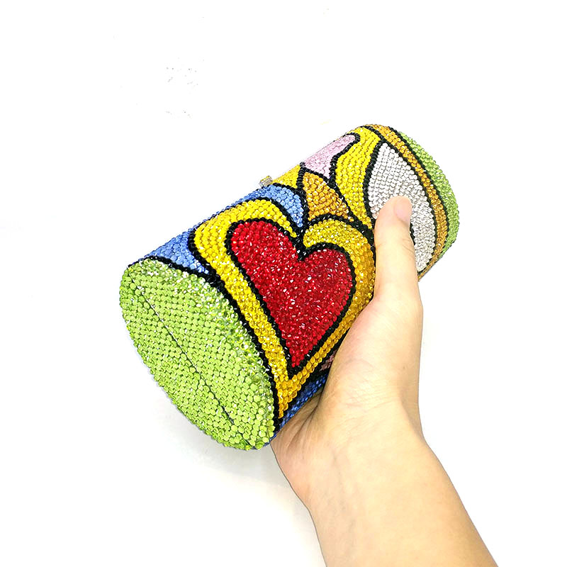 Elegant full Crystal Clutch