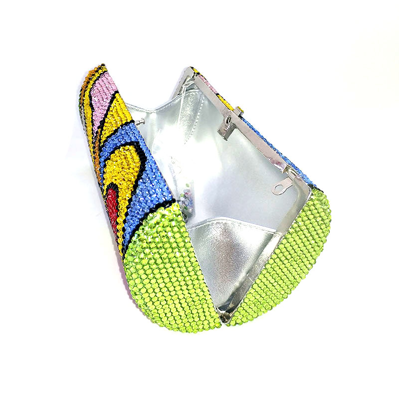 Elegant full Crystal Clutch