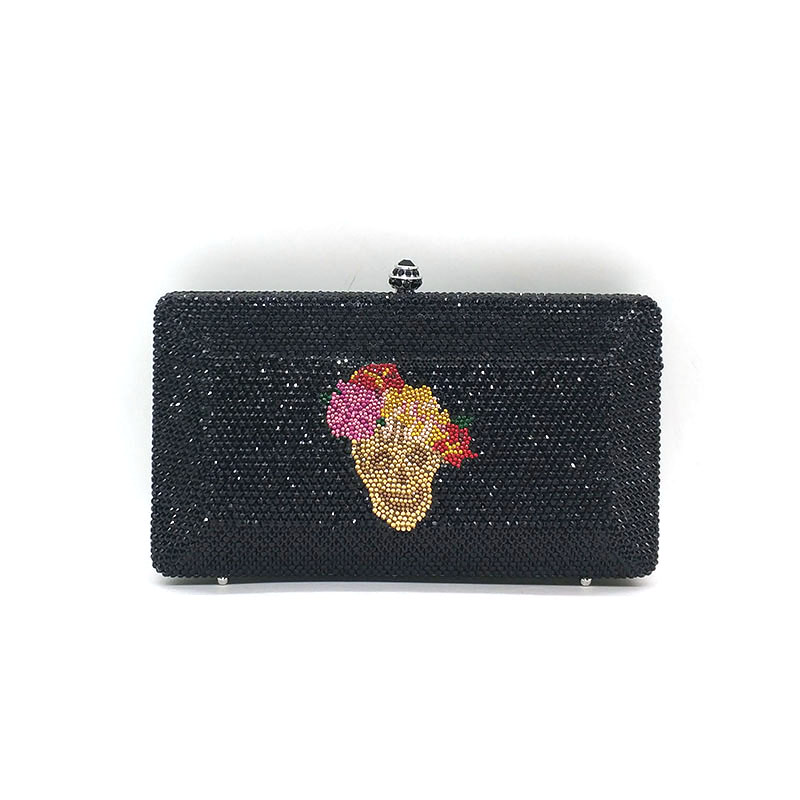 Skull Full Crystal Bag