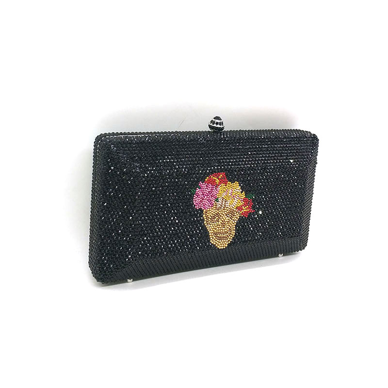 Skull Full Crystal Bag