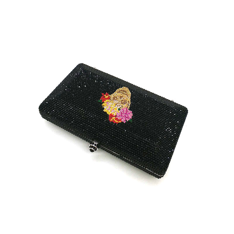 Skull Full Crystal Bag