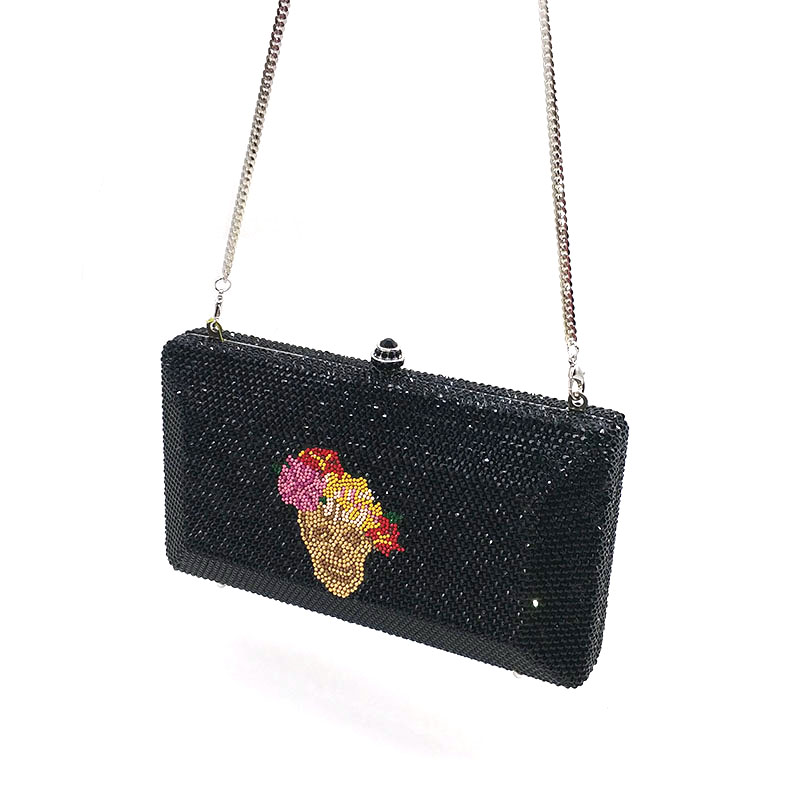 Skull Full Crystal Bag