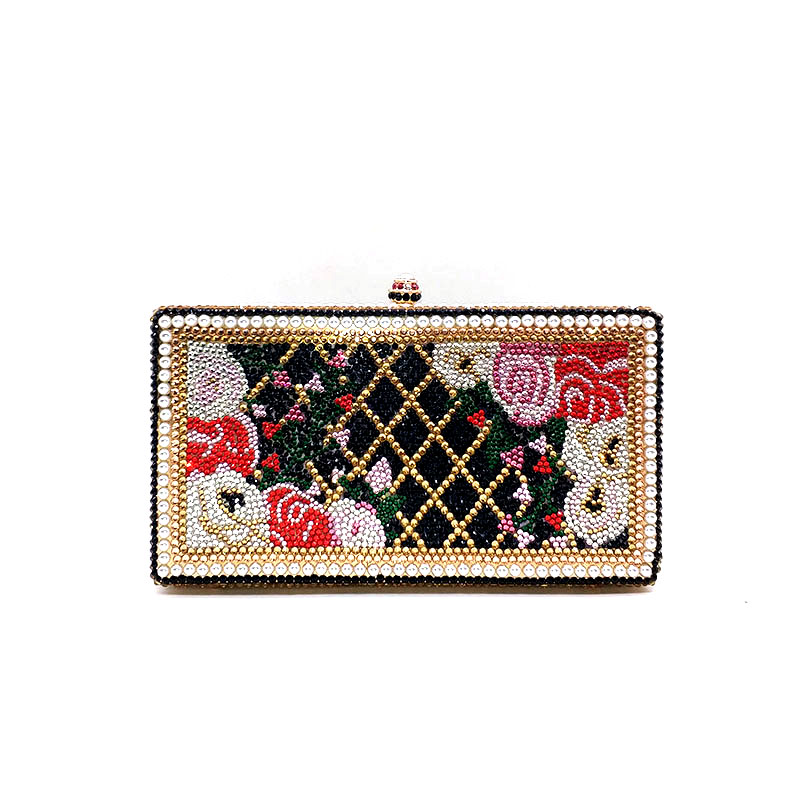 Classical Rose Clutch
