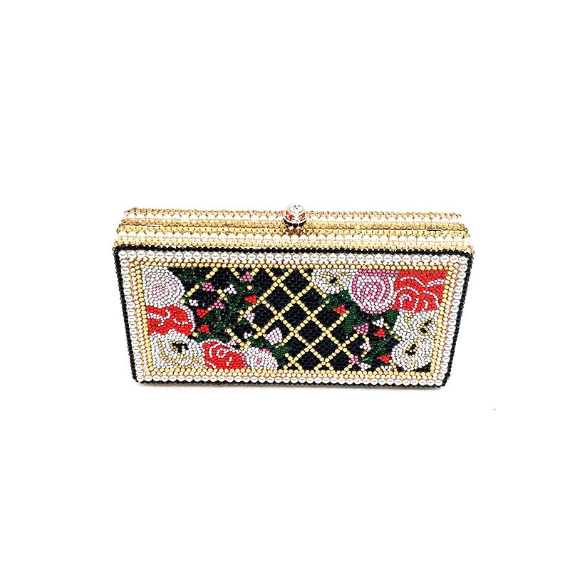 Classical Rose Clutch