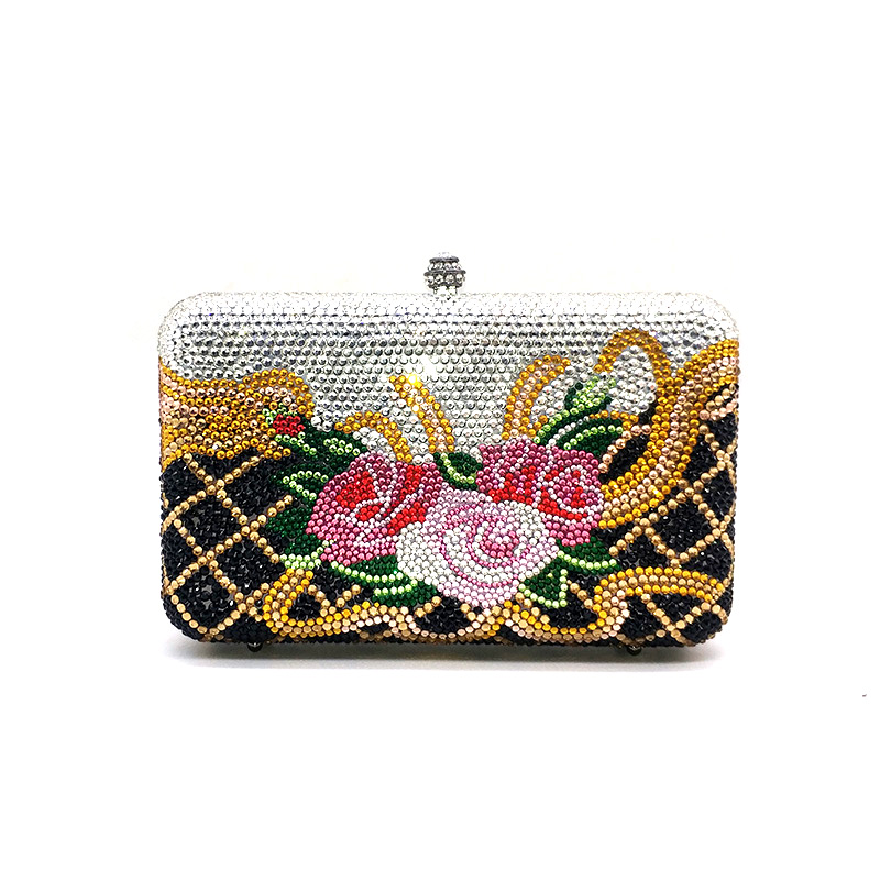 Elegant Rose Clutch