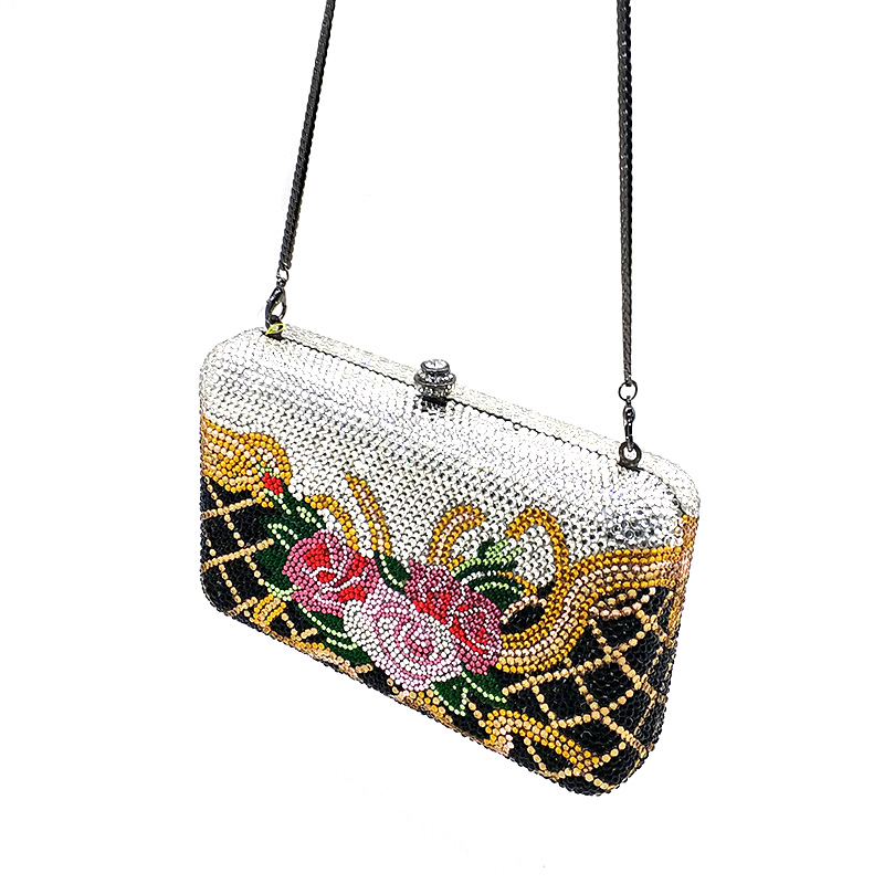 Elegant Rose Clutch