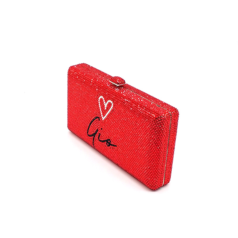 Custom-made Crystal Clutch