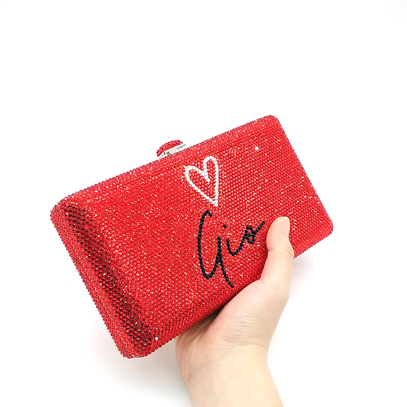 Custom-made Crystal Clutch