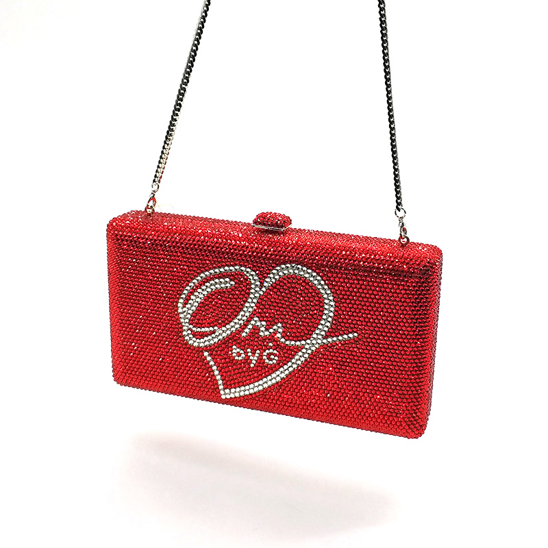 Custom-made Crystal Clutch